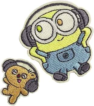 Amazon.co.jp: ミニオン ボブ+ティム ワッペン大 ヘッドフォン